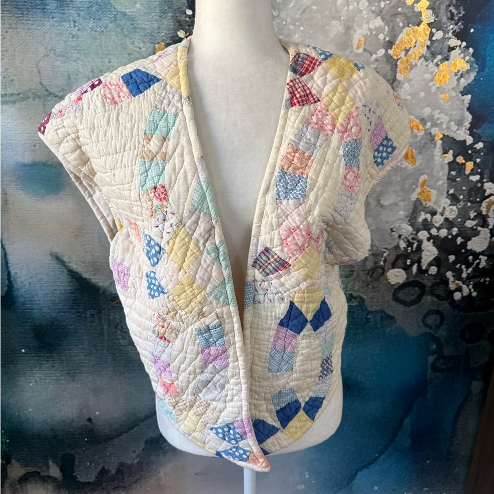 Handmade Quilted Vest - Picture 1 of 6